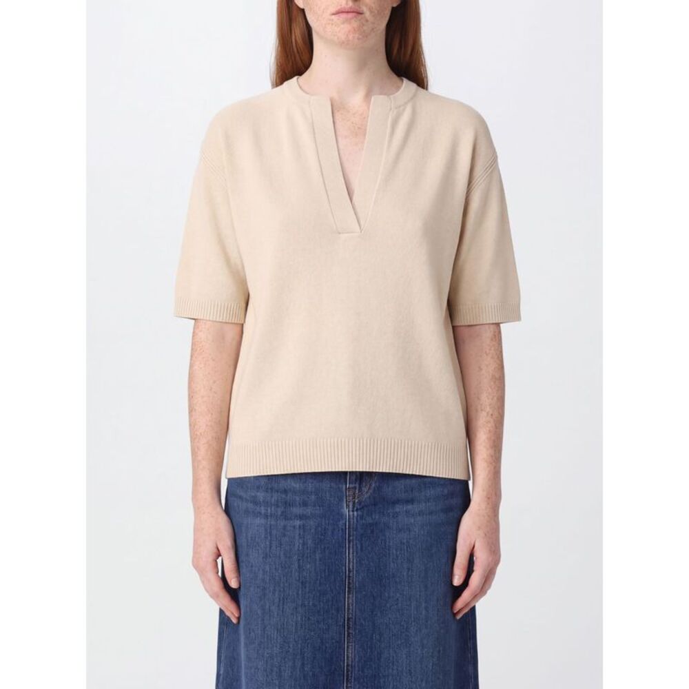 Pinko Women Pinko Wool And Cashmere Crewneck Jumper With Short Puff Sleeves